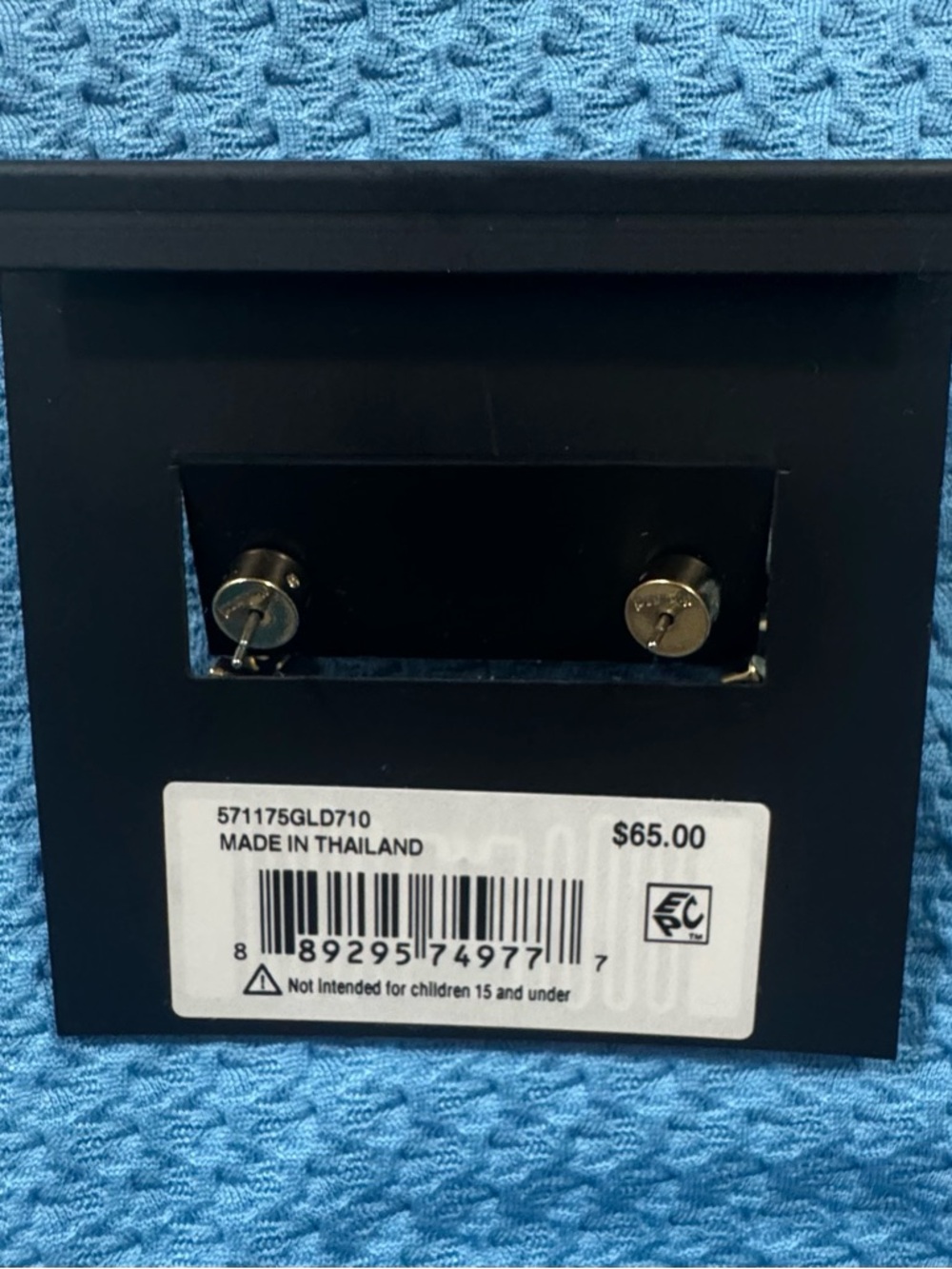 COACH Signature C Puffy Heart Stud Earrings - Picture 4 of 4